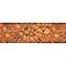 Celebrate It; 2.5" x 6.6yd. Orange & Black Glitter Spiderweb Wired Taffeta Ribbon by Celebrate It®; Category:Halloween Ribbon; Image:3